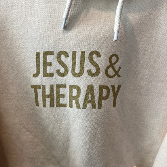 NWOT Unisex Jesus & Therapy Jackie Hill Perry hoodie size small - Picture 3 of 7
